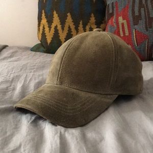Suede Ball Cap